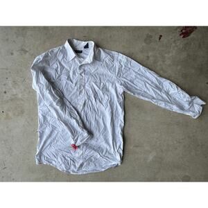 Lands’ End White Dress Shirt